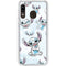 Disney Lilo and Stitch Pattern Galaxy A20 Clear Case